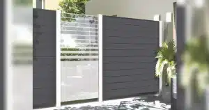 wpc plank gate