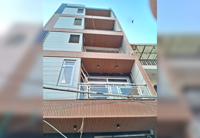 wpc exterior louvers project by treeplast